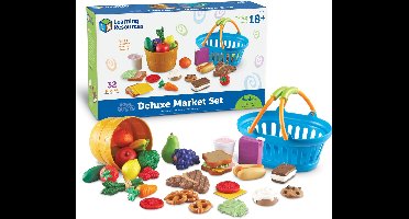 Learning Resources educatief speelgoed New Sprouts Deluxe Market Set.