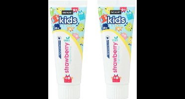 Sence Tandpasta Kids Aardbei - 2 x 75 ml