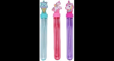 Eddy Toys Bellenblaas Unicorn Set 3 Stuks - Bellenblaas Eenhoorn met Bellenblaas Stokje Unicorn - Bellenblaas Flesjes voor Kinderen - Bellenblaas Meisjes Traktatie