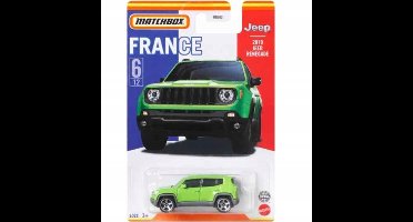Matchbox Jeep Renegade 2019 - Schaal 1:64