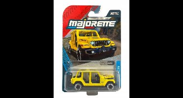 Majorette Jeep Wrangler 4xe Geel Metaal 1:64 Nieuw Model