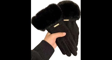 S&E Waterdichte Winterhandschoenen voor Dames – Thermisch Gevoerd en Touchscreen - Zwart