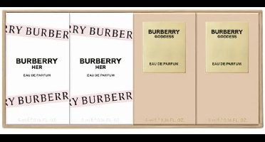 Burberry mini parfumset- GODDESS - eau de parfum 5 ml-HER - eau de parfum 5 ml