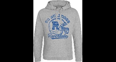 Riverdale Go Bulldogs Vintage Epic Hoodie Heather-Grey-L