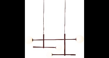 it's about RoMi Hanglamp Copenhagen - Rood - 97x13x215cm - Modern - Hanglampen Eetkamer, Slaapkamer, Woonkamer