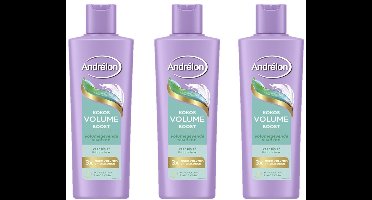 Andrélon Shampoo - Kokos Volume Boost - 3 x 250 ml - verrijkt met kokosextract en aloë vera