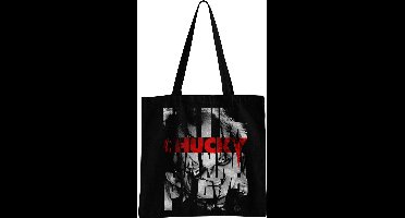 Chucky Wanna Play Cutout Tote Bag Tragetasche Black