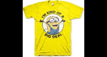 Minions I'm Kind Of A Big Deal T-Shirt Yellow-M