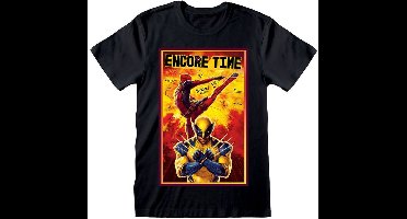 Deadpool Deadpool & Wolverine - Encore Time Heren T-shirt - zwart - M