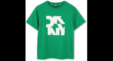 Dkny D62288 T-shirt Met Korte Mouwen Groen 10 Years Jongens,Meisjes
