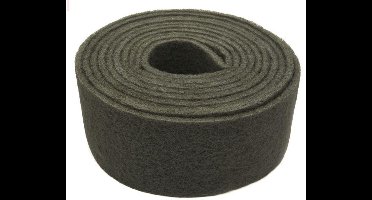 HBM schuurvlies, clean & finishrol AO 115 mm x 5 m K320 grijs