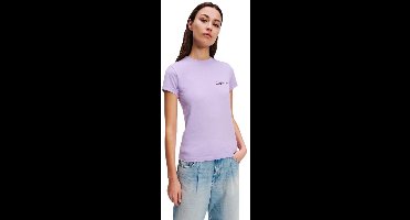 Karl Lagerfeld Jeans Slim T-shirt Met Korte Mouwen Paars XS Vrouw