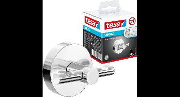 Tesa dubbele handdoekhaak SMOOZ chroom