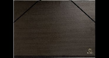 Tekenmapje van karton, 260 x 330 mm, zwart