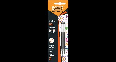 BIC gelpen vullingen Intensity Quick Dry, fijn, zwart