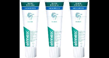 Elmex Tandpasta - Sensitive Professional Gentle Whitening - Voordeelverpakking 3 x 75 ml