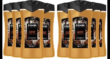 AXE Fine Fragrance Douchegel - Copper Santal - 8 x 300 ml - Voordeelverpakking