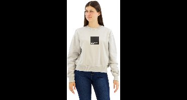 Karl Lagerfeld Jeans Reg Box Logo Sweatshirt Beige M Vrouw