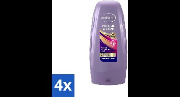 4 x Andrélon - Volume & Care - Conditioner - Voor Extra Volume - 250 ml - Volume Haar - Verzorging Haar - Ginseng Haar - Jojoba Haar - Fijn Haar