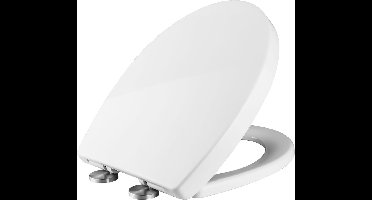 Toiletbril - O-Vorm - Snelsluiting, Gemakkelijk Schoon - Wit