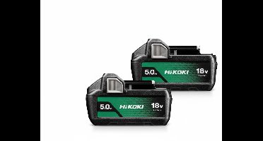 HiKOKI 336385 18V Duopack BSL1850MA 18V Li-Ion accu - 5.0Ah (2st)