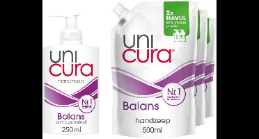 Unicura Vloeibare Handzeep Anti Bacterieel Balans Pakket