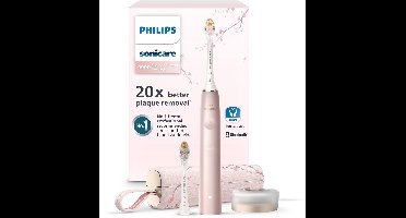 Philips Sonicare DiamondClean Prestige 9900 – Limited Edition - Elektrische Tandenborstel met SenseIQ- AI - Roze- 2 Opzetborstels - HX9992/31