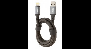 USB Kabel - Geschikt voor Lightning Kabel - USB Kabel Magnetische Oprolbaar - 1 Meter - Snellader - Fast Charging