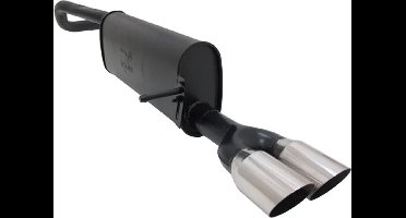 Sportuitlaat Seat Ibiza 6J / 6P - Zwarte Design Sporteinddemper - Viking Choice