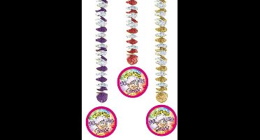 Folat - 50 Jaar Sarah Regenboog Hangdecoratie - 3 stuks