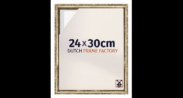 Baklijst 24x30 cm - Goud Antiek - Geschikt voor Canvasdoek - MDF Baklijst Lausanne