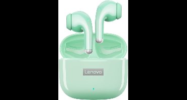 Lenovo Livepods LP40 Pro Wireless Bluetooth 5.1 Earbuds - Volledig Draadloos In-Ear Oortjes - Waterproof - Siliconen Oordopjes - Universeel Apple/Samsung/Android/iPhone - Groen