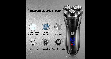 HATTEKER Premium scheermes - scheerapparaat USB - Wereldwijde universele( 100- 240v) - 1 - 2 Stuks - Material ABS - oplaadtijd 1,5 uur - gebruikstijd 60 minuten - Float Razor Tondeuse Barbeador voor mannen .
