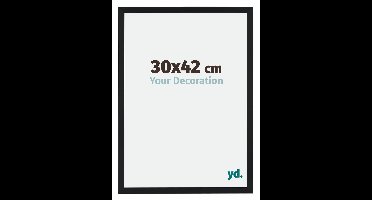 Your Decoration - Fotolijst 30x42 cm - MDF - Zwart Mat - Catania