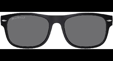 Montana Eyewear MRC1 leesbril met clip-on zonnebril +1.00 - Rechthoekig - Zwart