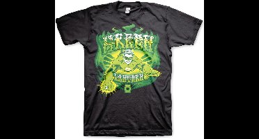 DC Comics Green Lantern Heren Tshirt -L- Green Fire Zwart