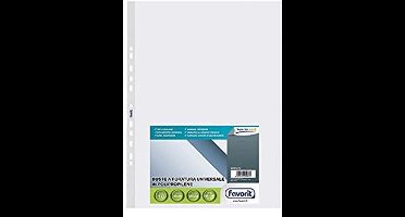 Favorit Punched Pockets for Cash Register Receipts sheet protector Letter Polypropyleen (PP) 6 stuk(s)