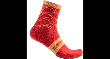 Castelli Climber´s 3.0 Sokken 12 Cm Rood,Oranje EU 39-41 Vrouw