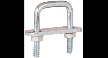U-beugel met stropplaat - M10 - 180x43 mm