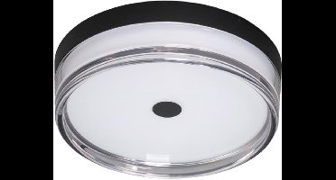 ETH Jill Led plaf rond 3 step dimm. 2800k 18w IP40 zwart 23x7cm + mem. Ra90