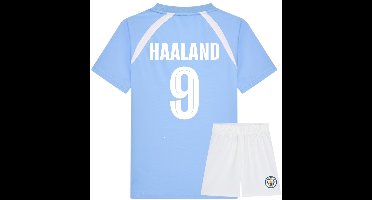 Manchester City Haaland Voetbaltenue Thuis - 2025-2026 - Voetbal Tenue Kinderen - Shirt en Broekje - Jongens en Meisjes -- Maat 152
