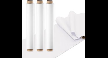 Blanco Tekenpapier op Rol 3pcs - Navulling - 3x 10 meter Kleurplaten op Rol - Voor Houten Tekenbord en Papierrolhouder - Creatief Speelgoed Kinderen vanaf 3 Jaar - Joya Creative