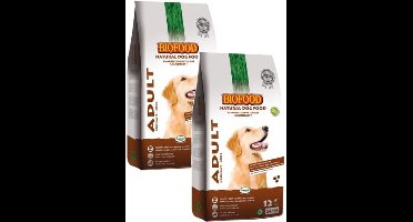 2x 12,5 kg Biofood krokant hondenvoer