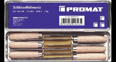 Promat Sleutelvijlset - 100 mm - 6-delig in blik - 4000840457