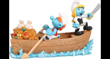 Aqua della smurfen op water piraten 18,7x8,2x10,8cm meerkleurig