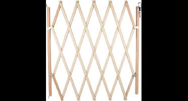 hondenhek deurhek harmonica  Veiligheidshekje hout 60-107cm