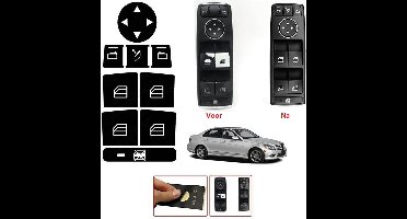 Passend Voor Mercedes C Klasse W204 Raam Schakelaar Interieur knoppen reparatie vervanging beschadigd Amg