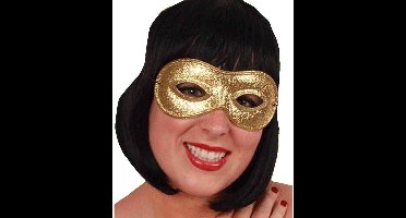 Oogmasker farfalla met glittergoud