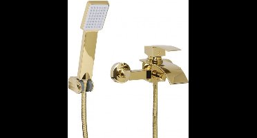 Bad- en douchemengkraan douchewandkraan goud