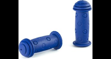 Widek Kinderfiets handvatten - extra breed - hondenpootjes - blauw - 100 mm - set van 2